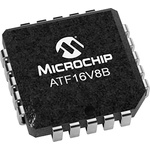 Microchip ATF16V8B-10JU, CPLD ATF16V8B Flash 8 Cells, 18 I/O, 8 Labs, 10ns, ISP, 20-Pin PLCC