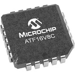 Microchip ATF16V8C-7JU, SPLD Simple Programmable Logic Device ATF16V8C 8 Macro Cells, 18 I/O, ISP, 5ns EECMOS 20-Pin
