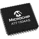 Microchip ATF1504AS-10JU44, CPLD ATF1504AS EEPROM 64 Cells, 68 I/O, 64 Labs, 10ns, ISP, 44-Pin PLCC