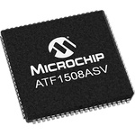 Microchip ATF1508ASV-15AU100, CPLD Atmel EEPROM 128 Cells, 80 I/O, 14 Labs, 15ns, ISP, 100-Pin TQFP