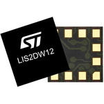 STMicroelectronics 3-Axis Surface Mount Accelerometer, LGA, I2C, SPI, 12-Pin
