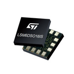 STMicroelectronics 3-Axis Surface Mount Accelerometer & Gyroscope, LGA-14L, I2C, SPI, 14-Pin