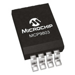Microchip Temperature Transducer, Digital Output, Surface Mount, Serial-I2C, SMBus, ±0.5°C, 8 Pins