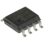 Microchip Temperature Converter, Digital Output, Surface Mount, Serial-I2C, SMBus, ±1°C, 8 Pins