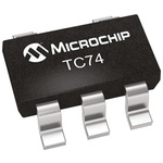 Microchip Temperature Sensor, Digital Output, Surface Mount, Serial-I2C, SMBus, ±3°C, 5 Pins