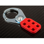 RS PRO 6-Lock Steel Hasp Lockout, 9.5mm Shackle, 38mm Attachment