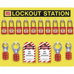 RS PRO 10 Padlock Lockout Station