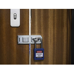 RS PRO Blue 1-Lock Nylon, Steel Safety Lockout, 6.4mm Shackle