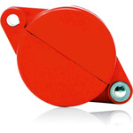 RS PRO Red 1-Lock Polypropylene Gate Valve Lockout, 63.5mm Attachment