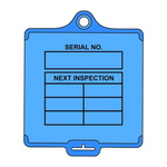 50Each 'Serial No. Next Inspection' Lockout Tag