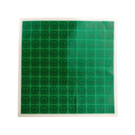 RS PRO Black/Green Vinyl Safety Labels, Symbol-Text 25 mm x 25mm