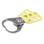 RS PRO 6-Lock Vinyl Hasp Lockout, 25mm Shackle