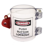 RS PRO 1-Lock PVC Push Button Lockout, 30mm Shackle