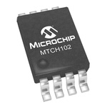 MTCH102-I/MS, Capacitive Touch Screen Controller Simple I/O, 8-Pin MSOP