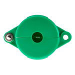 Brady Green PP Adjustable Gate Valve Lockout, 6.5mm Shackle, 64mm Attachment