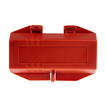 Brady Red 4-Lock PP Plug Lockout, 7mm Shackle