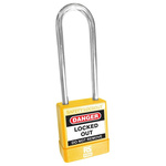 RS PRO Yellow Steel Safety Padlocks
