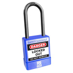 RS PRO Blue Steel Safety Padlocks