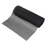 Coba Europe Black Anti-Slip PVC Mat, Holes Finish 5m x 0.6m x 12mm