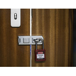 RS PRO Red 1-Lock Nylon, Steel Safety Lockout, 6.4mm Shackle