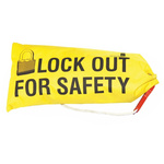 RS PRO Yellow 1-Lock Nylon Lockout Bag