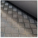 RS PRO Black Anti-Slip Flooring Rubber Roll 10m x 1.5m x 3mm