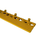 RS PRO Yellow Anti-slip Tile PVC Tile, Holes Finish 500mm x 60mm x 16mm