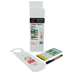 Spectrum Industrial TG01 Series White Safety Scaffolding Tag, English Language, 32Each per Pack
