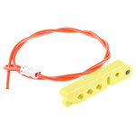 Brady Yellow 3-Lock Nylon Cable Lockout, 7mm Shackle