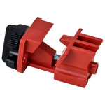 Brady Red Nylon Multi-Pole Breaker Lockout, 7mm Shackle