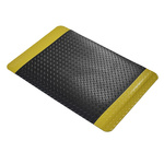 Coba Europe Safety Deckplate PVC Foam/Vinyl Anti-Fatigue Mat, 0.9m x 3m x 15mm