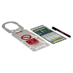 ScaffTag White on Green Safety Scaffolding Tag, English Language, 1 per Pack