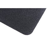 RS PRO Black Anti-Slip Flooring Polymer Mat, Solid Finish 610mm x 152mm x 0.05mm