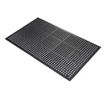 RS PRO Rampmat Rubber Anti-Fatigue Mat, 0.9m x 1.5m x 14mm