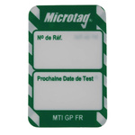 Brady White on Green Safety Inspection Tag, French Language, 20 per Pack