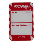 Brady White on Red Safety Prohibition Tag, English Language, 20 per Pack