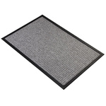 RS PRO Anti-Slip, Door Mat, Carpet, Indoor Use, Grey, 0.6m 0.9m 7mm