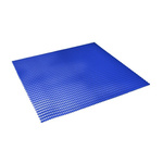 Coba Europe Blue Anti-Slip PVC Mat, Holes Finish 5m x 0.6m x 12mm