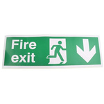 Vinyl FIRE EXIT, Fire Exit, English, Exit Sign