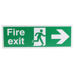 PVC FIRE EXIT, Fire Exit, English, Exit Sign