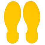 Brady Polyester Social Distancing Floor Mat Ground Marking Floor Sign, Self-Adhesive