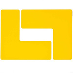 Brady Polyester Social Distancing Floor Mat Ground Marking Floor Sign, Self-Adhesive