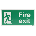 PVC FIRE EXIT, Fire Exit, English, Exit Sign