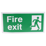 Vinyl FIRE EXIT, Fire Exit, English, Exit Sign
