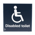 RS PRO Tactile Sign: Disability Access, Self-Adhesive Plastic, 150 x 150mm