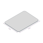 Coba Europe Clear Hard Floor Square Office Chair Mat x 1.2m, 1.5m x 1.8mm