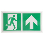 Vinyl Emergency Exit Up With Pictogram Only, Non-Illuminated Emergency Exit Sign
