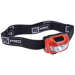 RS PRO LED Head Torch 250 lm, 66 m Range