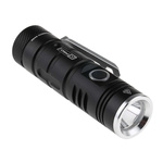 RS PRO LED Pocket Torch Black - Rechargeable 600 lm, 94.5 mm