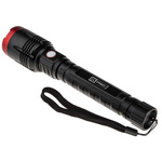 RS PRO F22R LED Torch Black, Red - Rechargeable 3200 lm, 242 mm